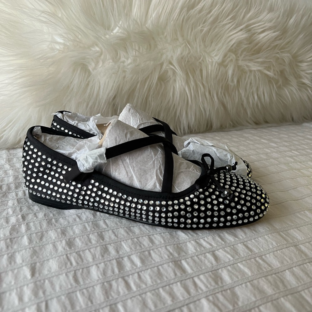 Circus by Sam Edelman Black Studded Flats